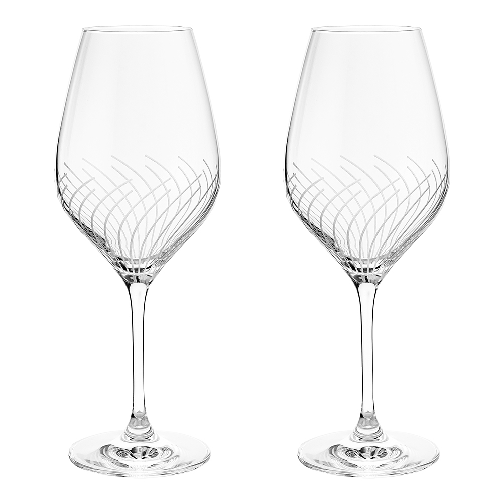 Holmegaard – Cabernet Lines Vitvinsglas 36 cl 2-pack Klar