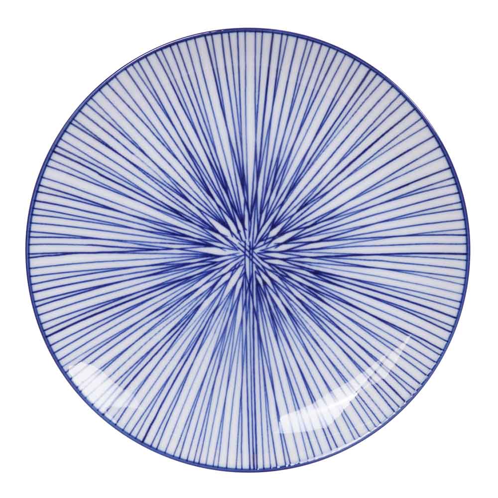Tokyo Design Studio - Nippon Blue tallerken 16 cm lines