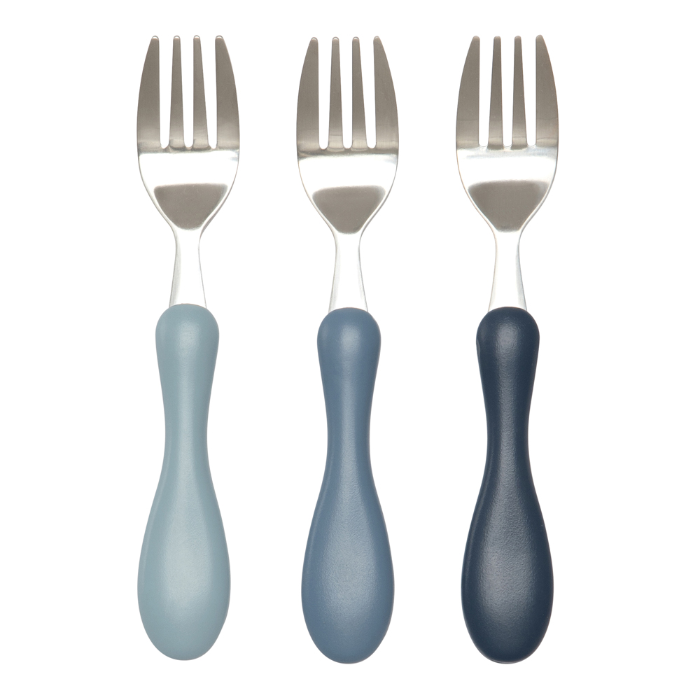 Sebra - Sebra Food Gaffel Set 3-pack Powder Blue