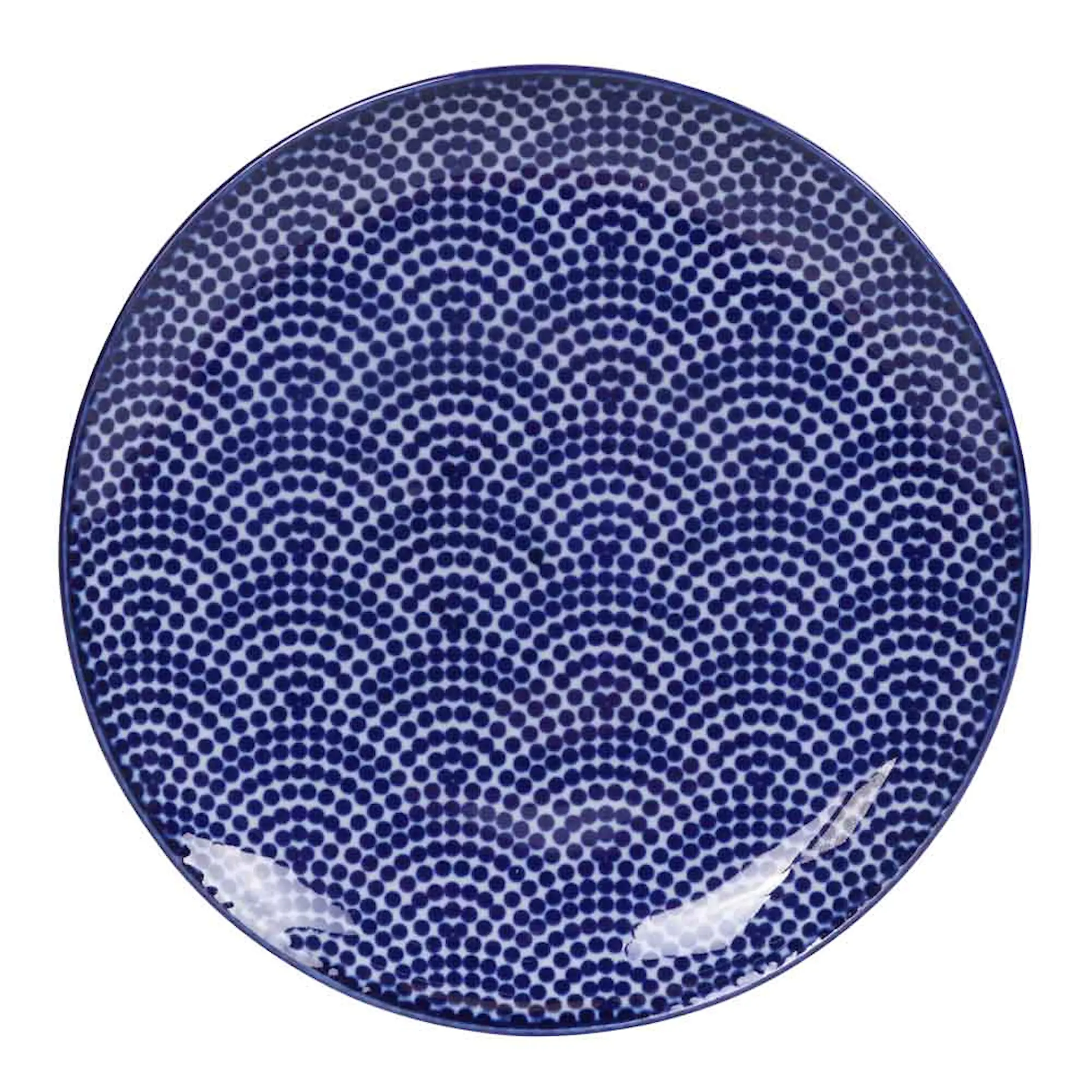 Tokyo Design Studio Nippon Blue Tallrik 20 cm Dots