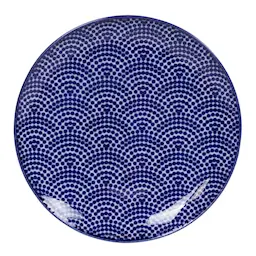 Tokyo Design Studio Nippon Blue Tallerken 20 cm Dots