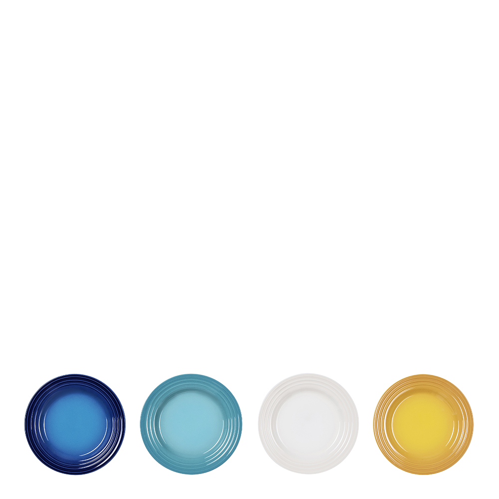 Läs mer om Le Creuset - Riviera Tallrik 17 cm 4-pack