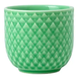 Lyngby Porcelain Rhombe Color Eggeglass 5 cm Grønn