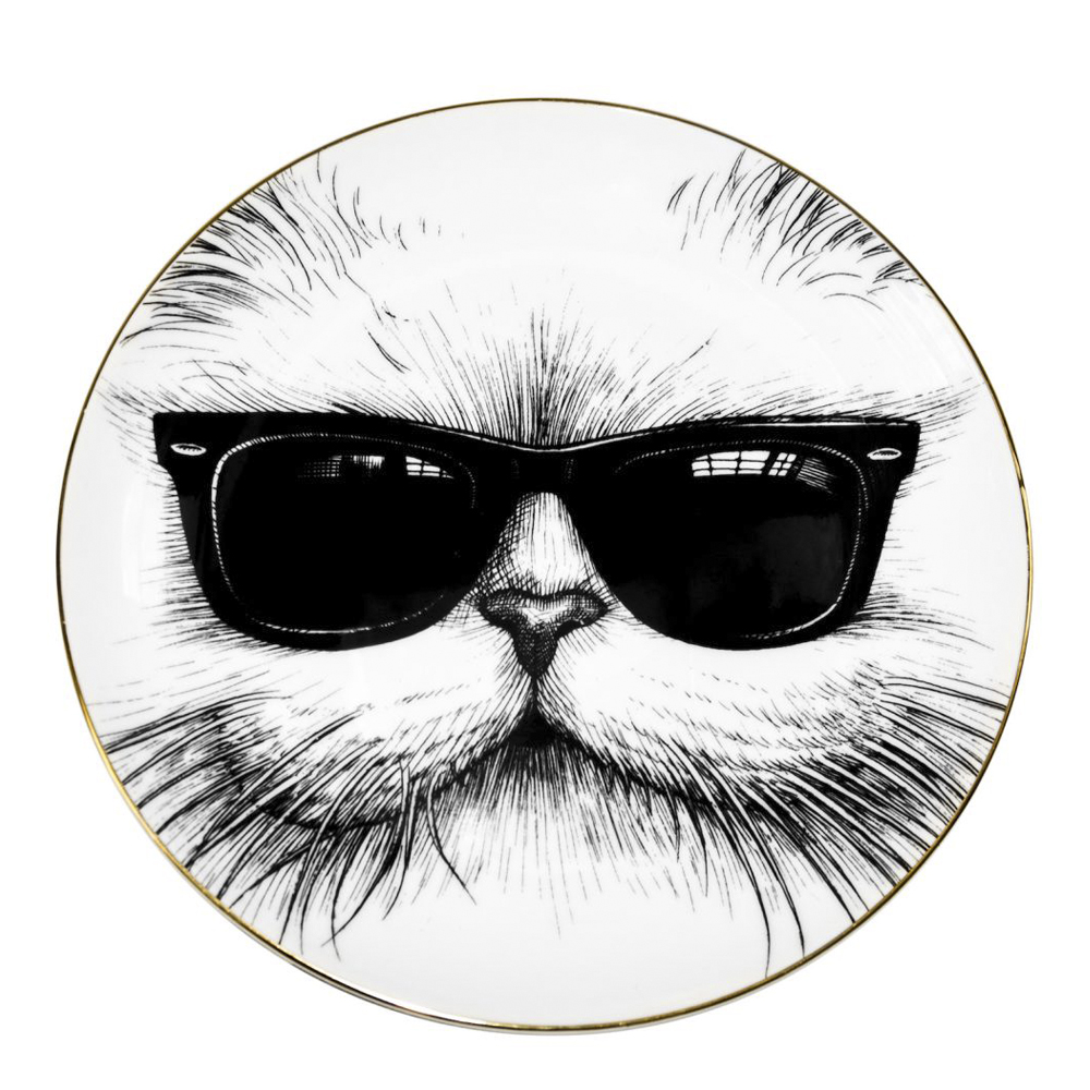 Rory Dobner – Perfect Plate Tallrik Cool Cat 21,5 cm