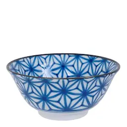 Tokyo Design Studio Mixed bowls skål 15x7 cm blå/hvit mønster B