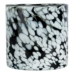 Byon Calore telysholder 15x15 cm svart/hvit