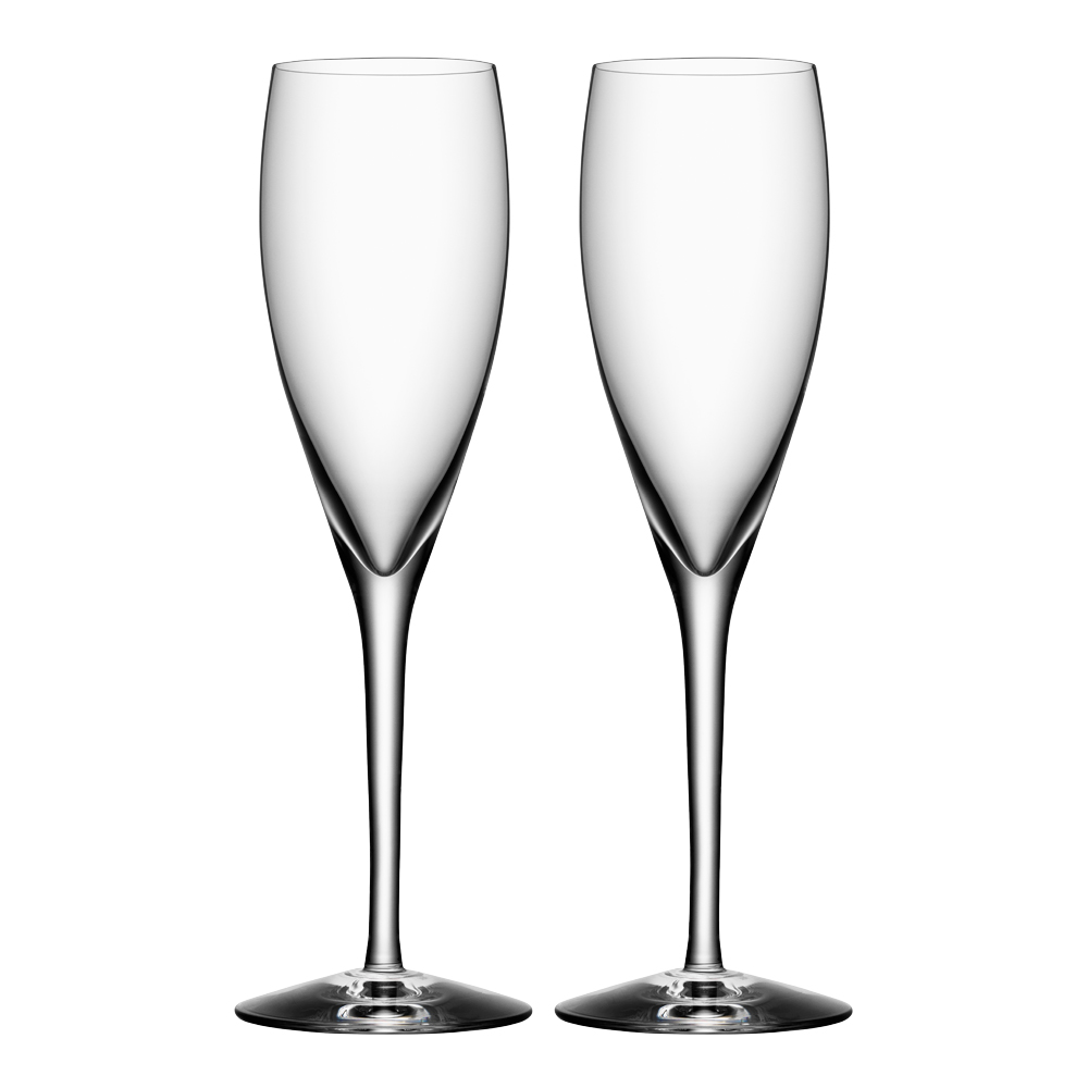 Läs mer om Orrefors - More Champagneglas 18 cl 2-pack