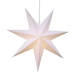 Star Trading Dot Valotähti 54 cm Valkoinen