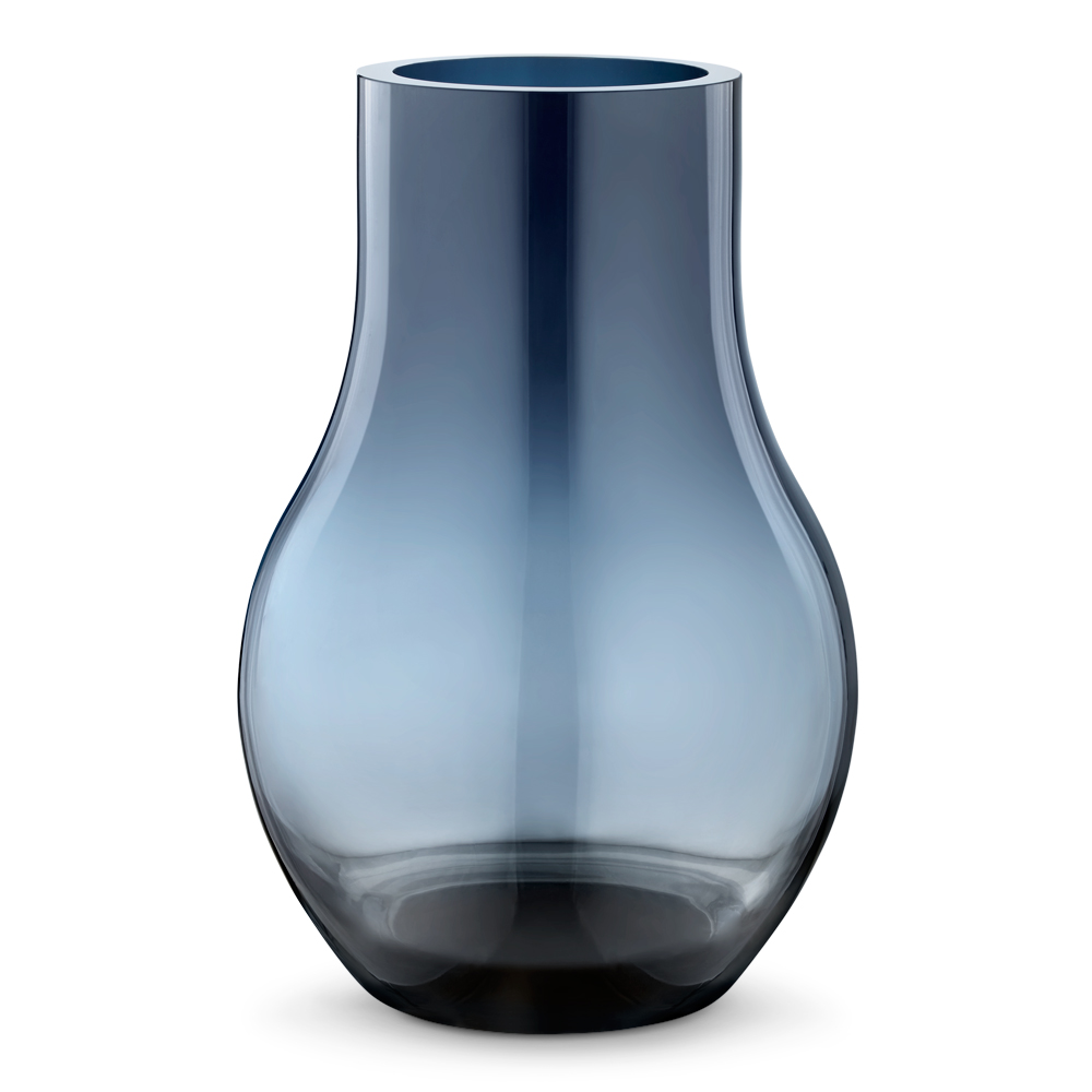 Georg Jensen - Cafu Vas glas 30 cm Blå