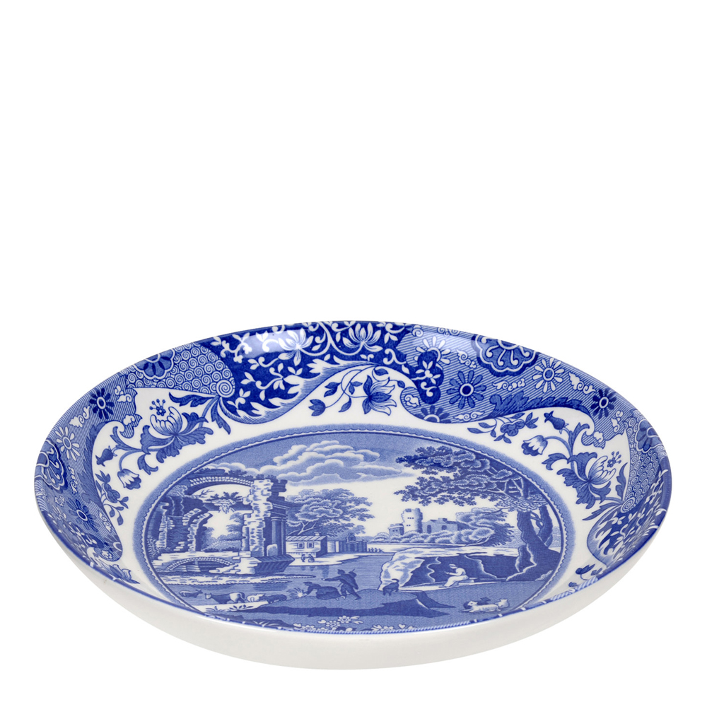 Spode - Blue Italian pastaskål 23 cm