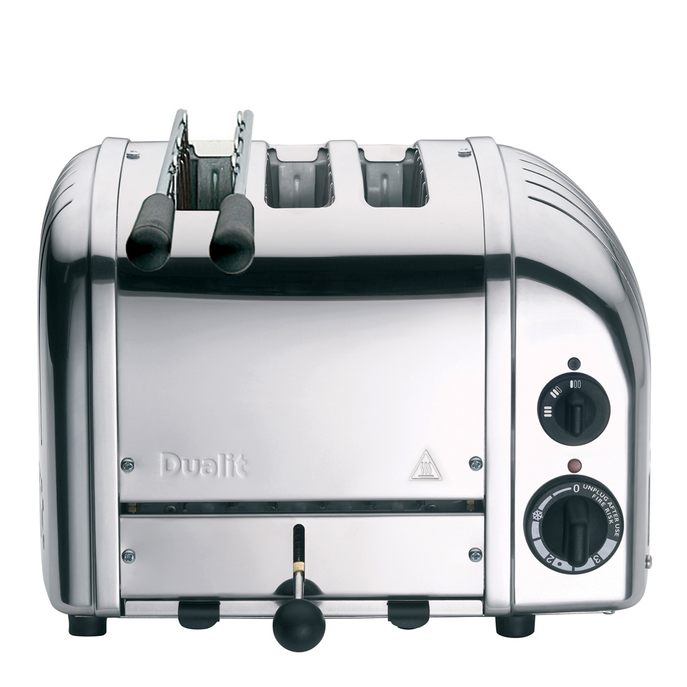 Dualit - Classic Combi Brödrost 2+1 Skivor Toastgaller Rostfri