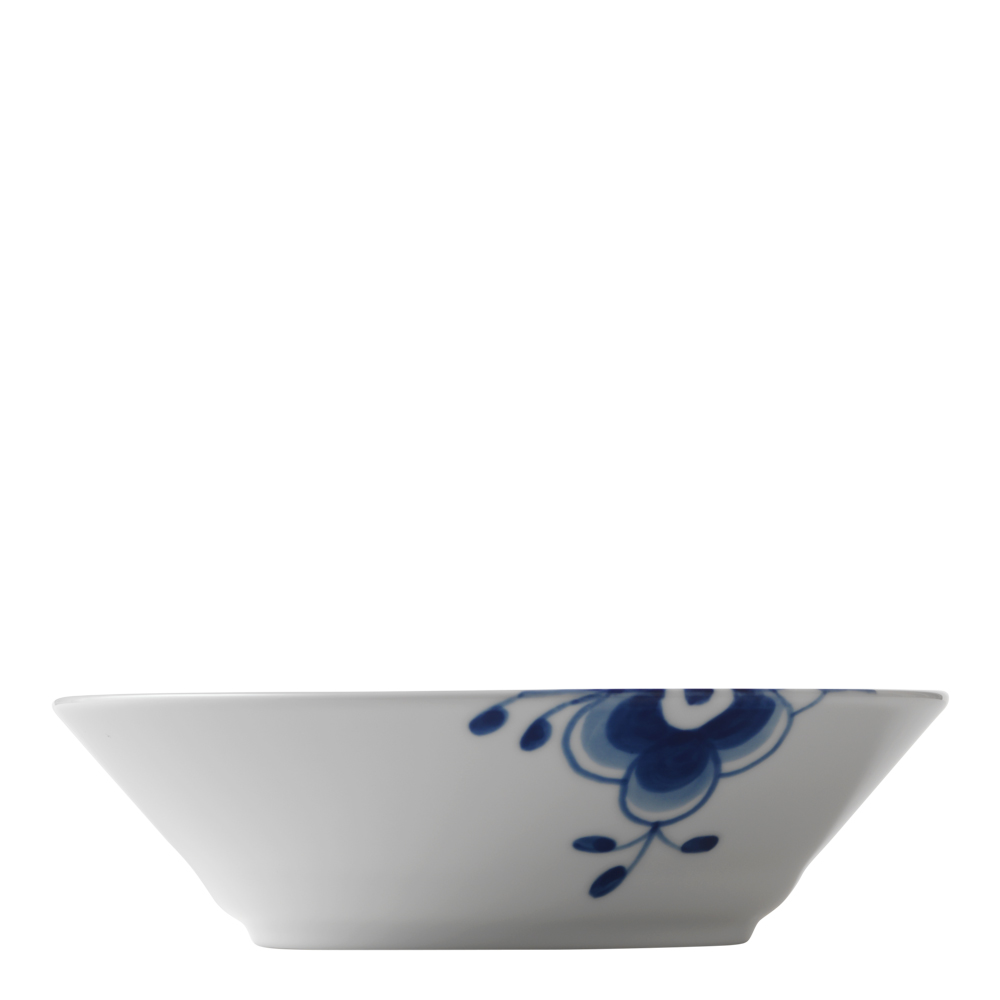 Royal Copenhagen - Blå Mega Riflet dyp tallerken 17 cm