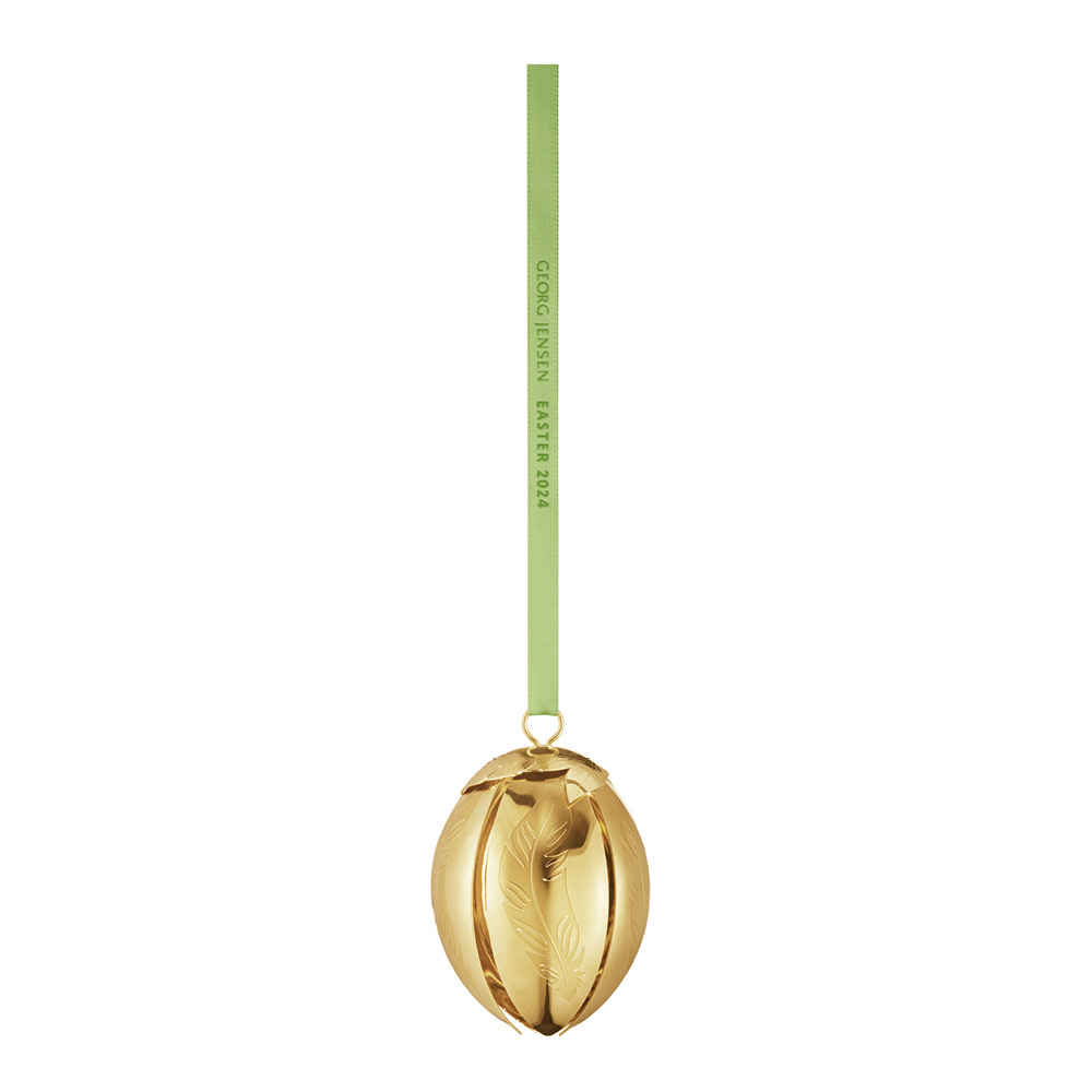 Georg Jensen - Påsk 2024 Ornament Ägg 5,7 Cm Guld