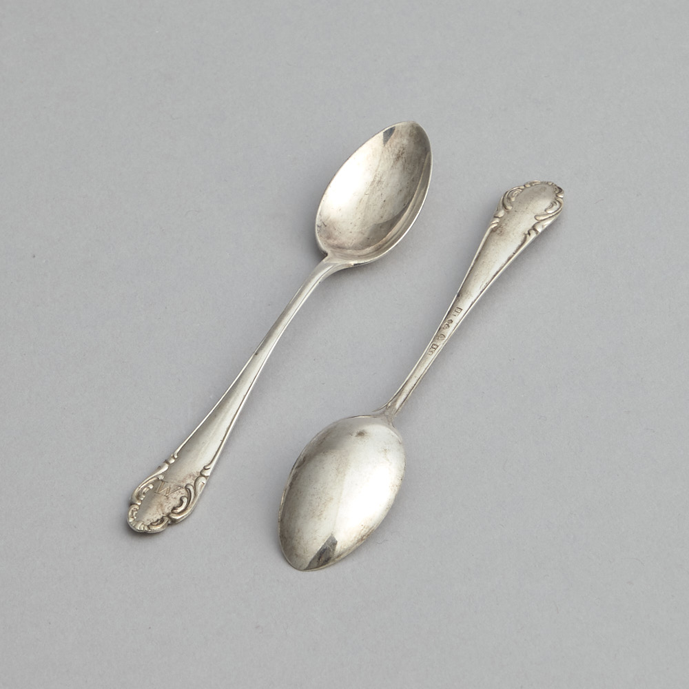 Vintage - SÅLD Moccaskedar i silver 12 st