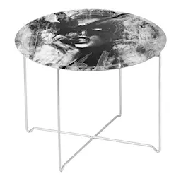Gynning Design Tarjotinpöytä Looking For You 65 cm Musta/Valkoinen