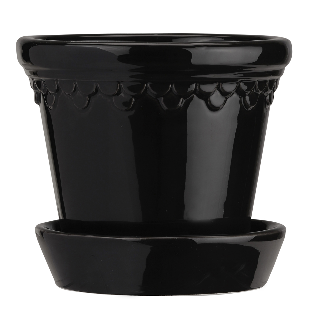 Köpenhavner Kruka/fat 12 cm Svart