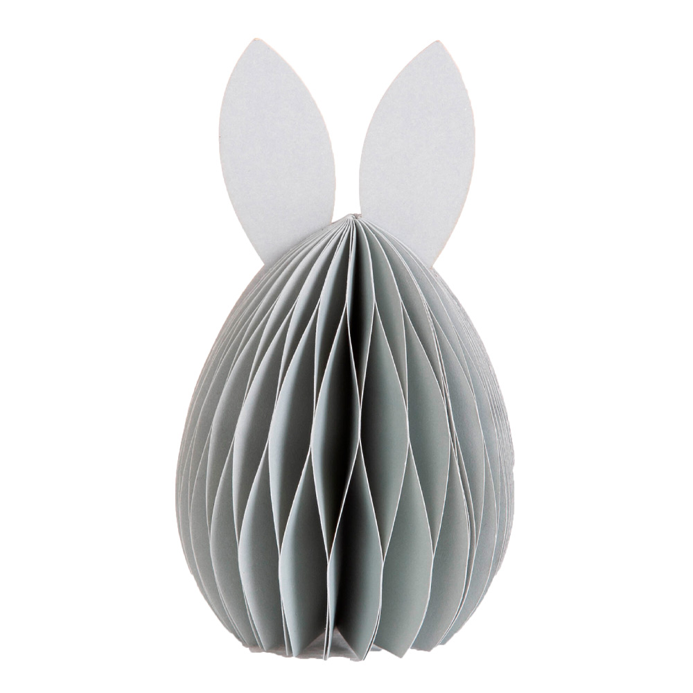 Modern House – Påskpynt Hare Papp 12 cm Grå