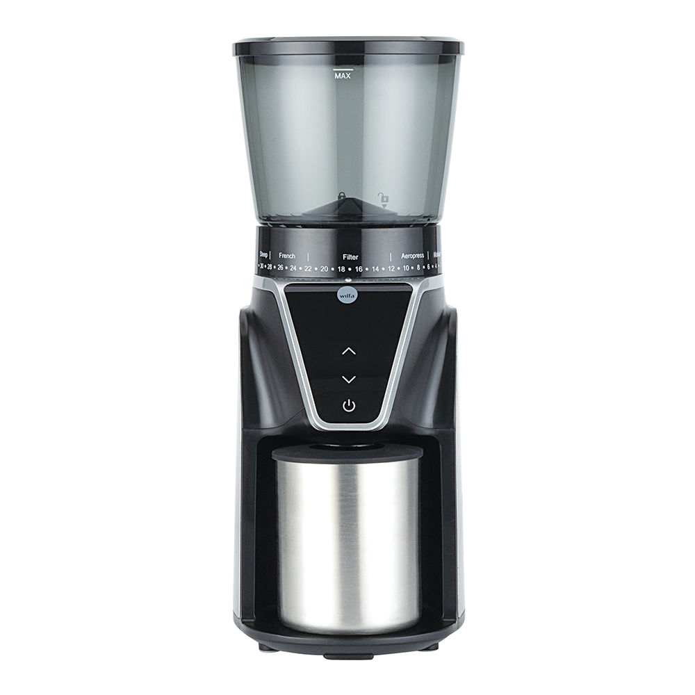 Wilfa - Kaffekvern digitalt display 275 g rustfri