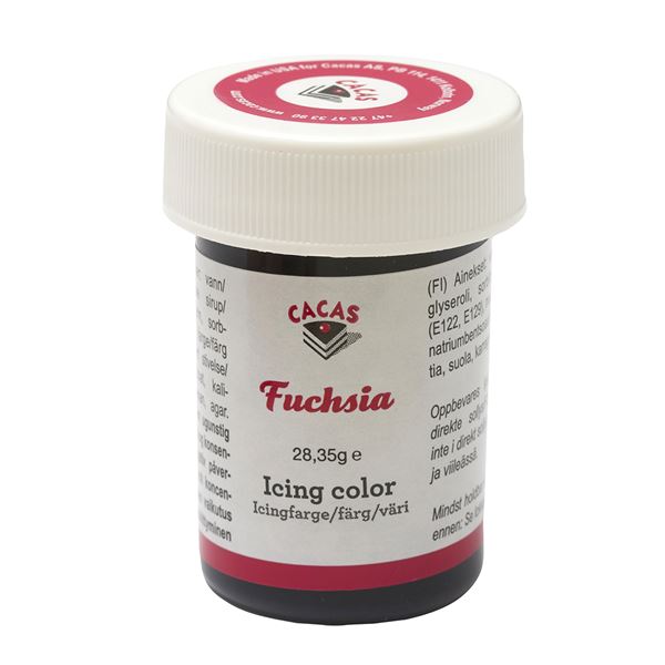 Cacas – Icingfärg 28,35G Fuchsiaröd