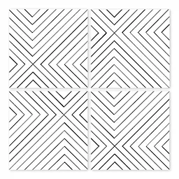 Boubouki Kakeldekor Labyrint 15x15 cm 4-pack Transparent