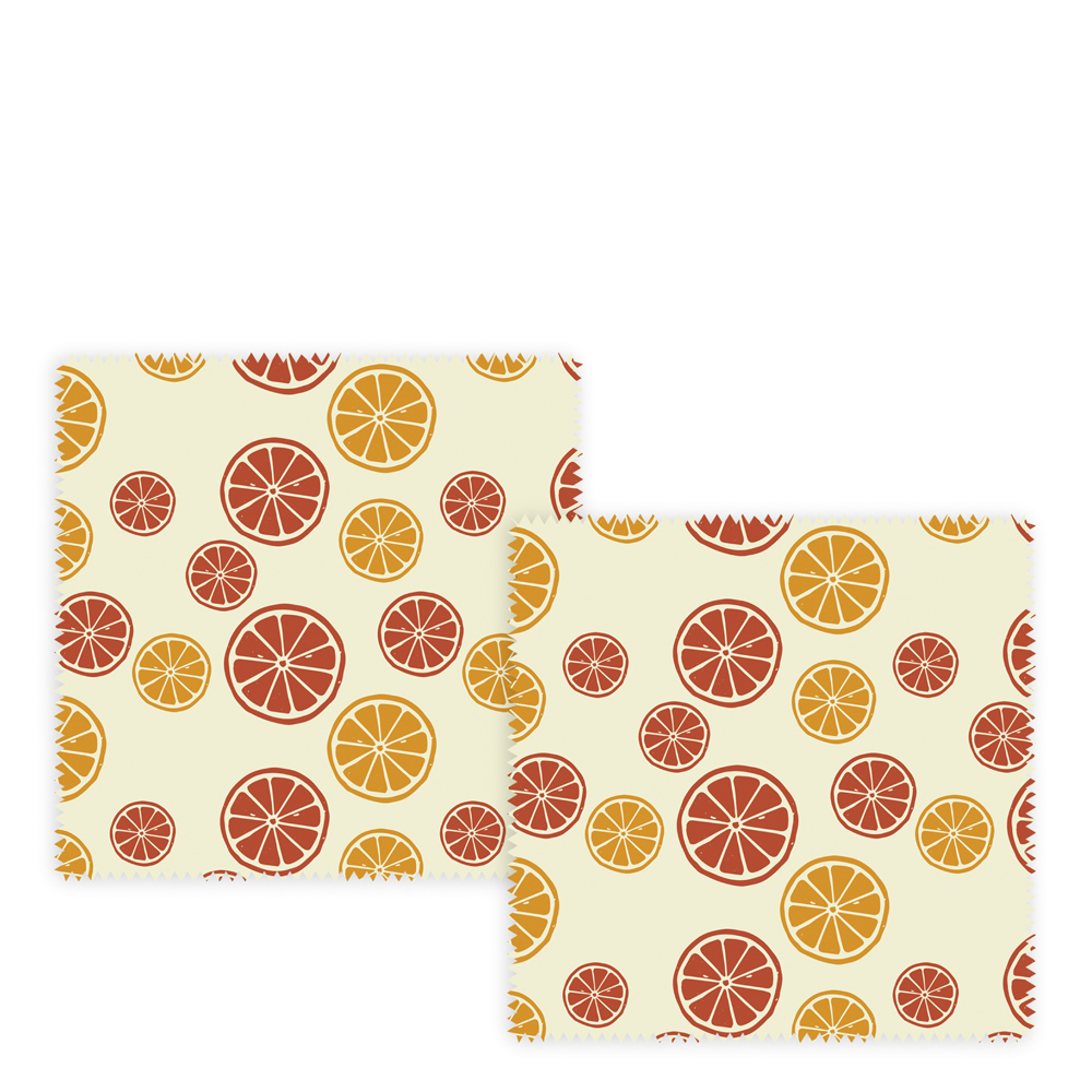 Nuts Innovations - Bee's Wrap Biovaxpapper 2-pack Fruktprint
