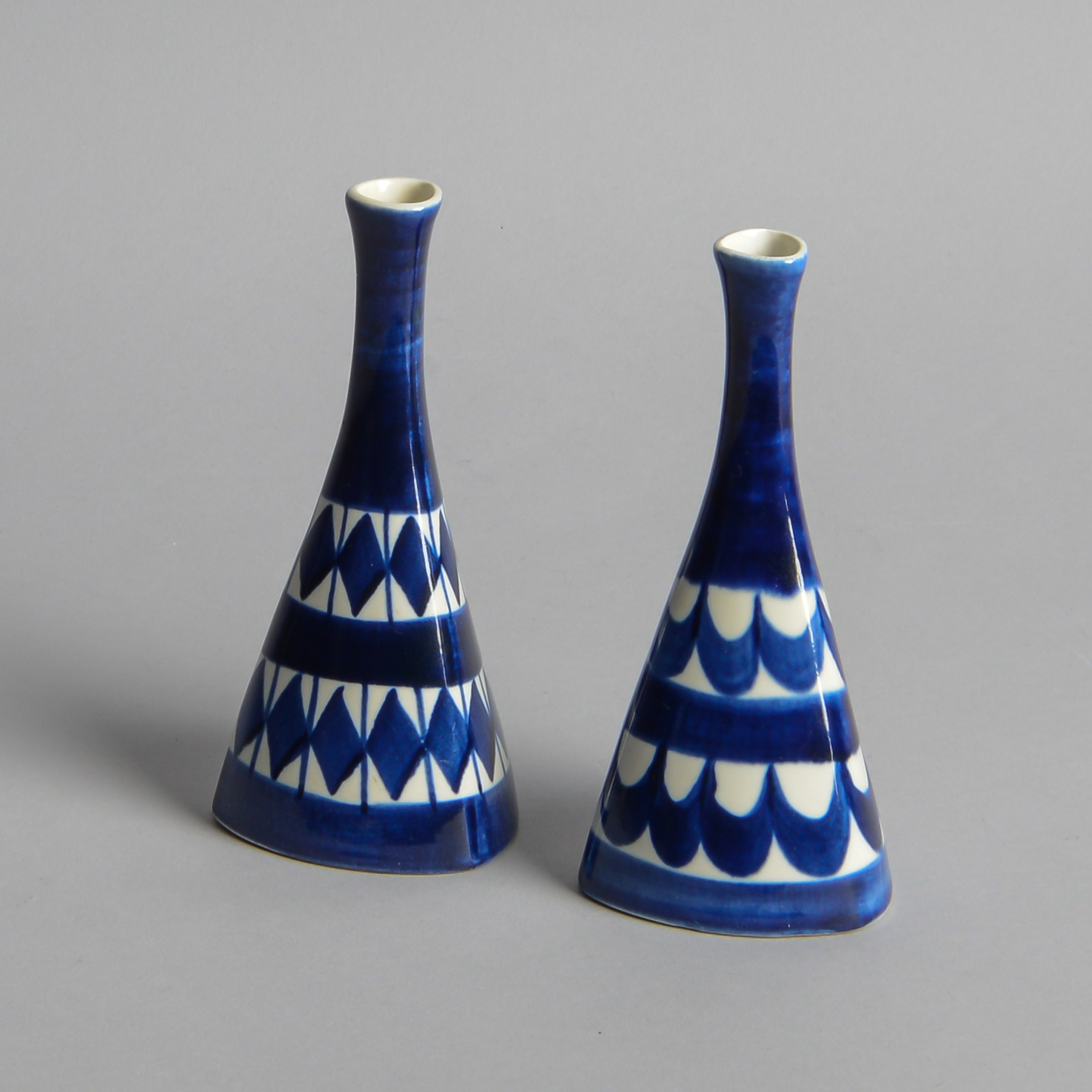 Gustavsberg – SÅLD ”Indigo” Vaser 2 st