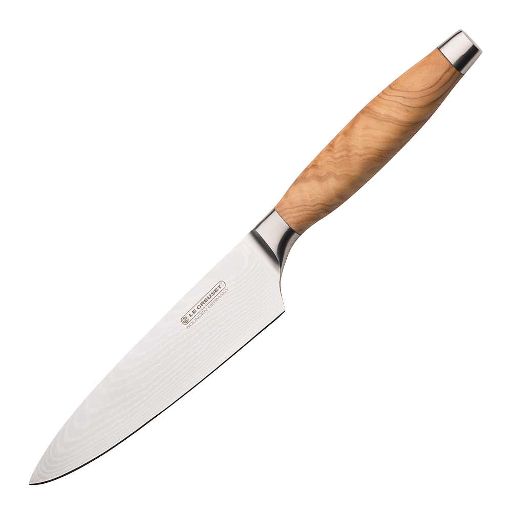 Le Creuset Kockkniv 15 cm Olivträhandtag