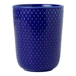Lyngby Porcelain Rhombe Color Kopp 33 cl Mørkeblå 