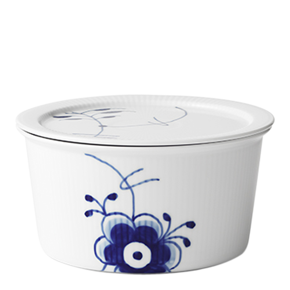 Royal Copenhagen - Blue Fluted Mega skål + lokk 1L