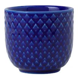 Lyngby Porcelain Rhombe Color Eggeglass 5 cm Mørkeblå
