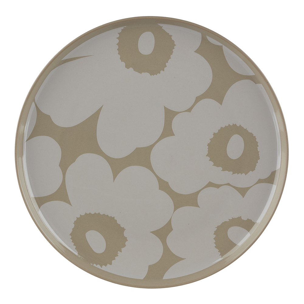 Marimekko Unikko Lautanen 20 cm Beige/Valkoinen