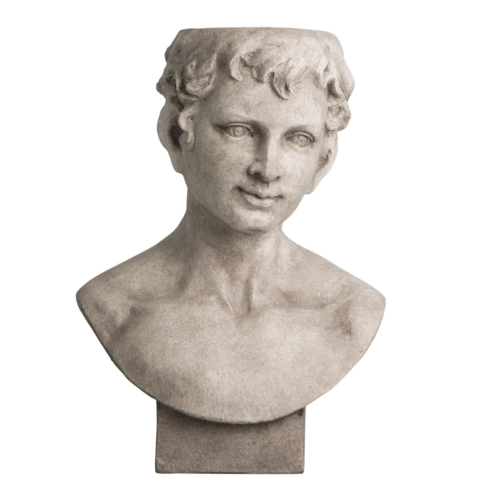 Byon - Statue Kukkaruukku 30x41 cm Harmaa