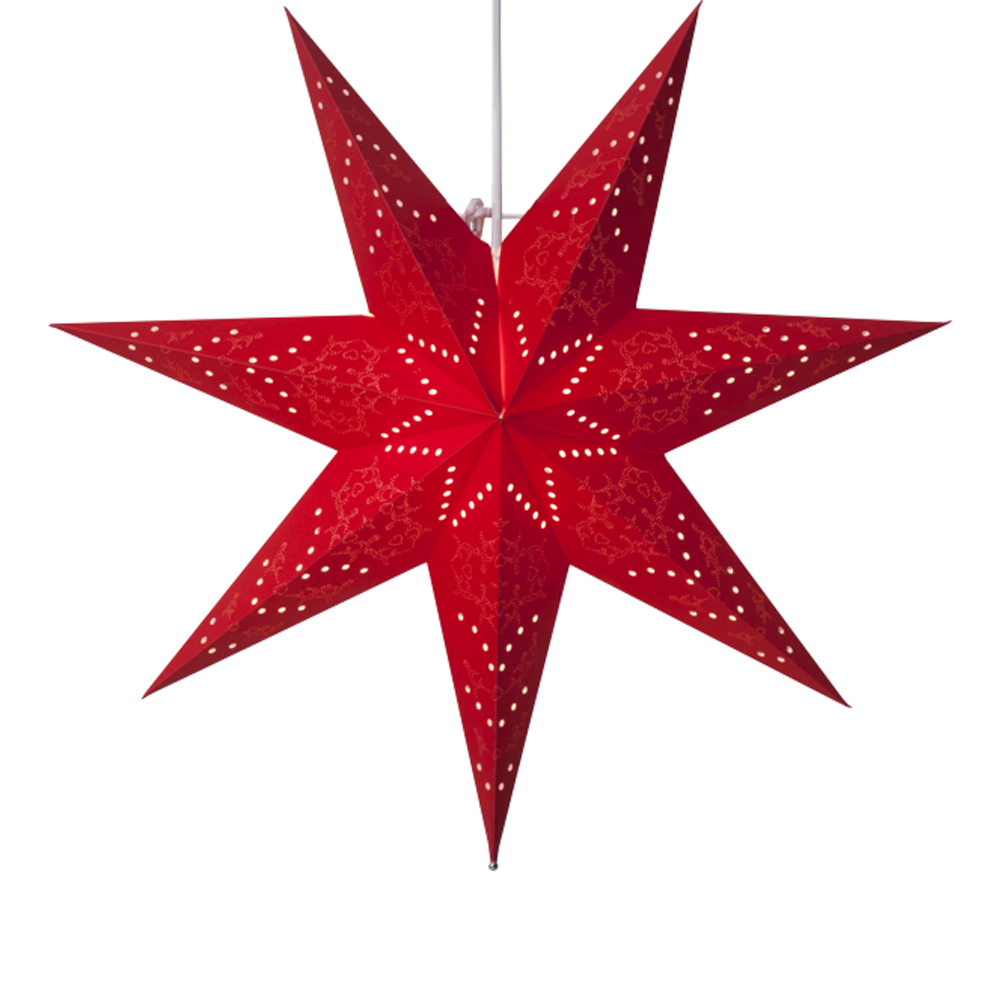 Star Trading – Sensy Pappersstjärna 54 cm Röd