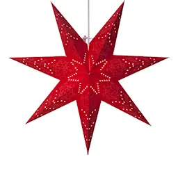 Star Trading Sensy Pappersstjärna 54 cm Röd