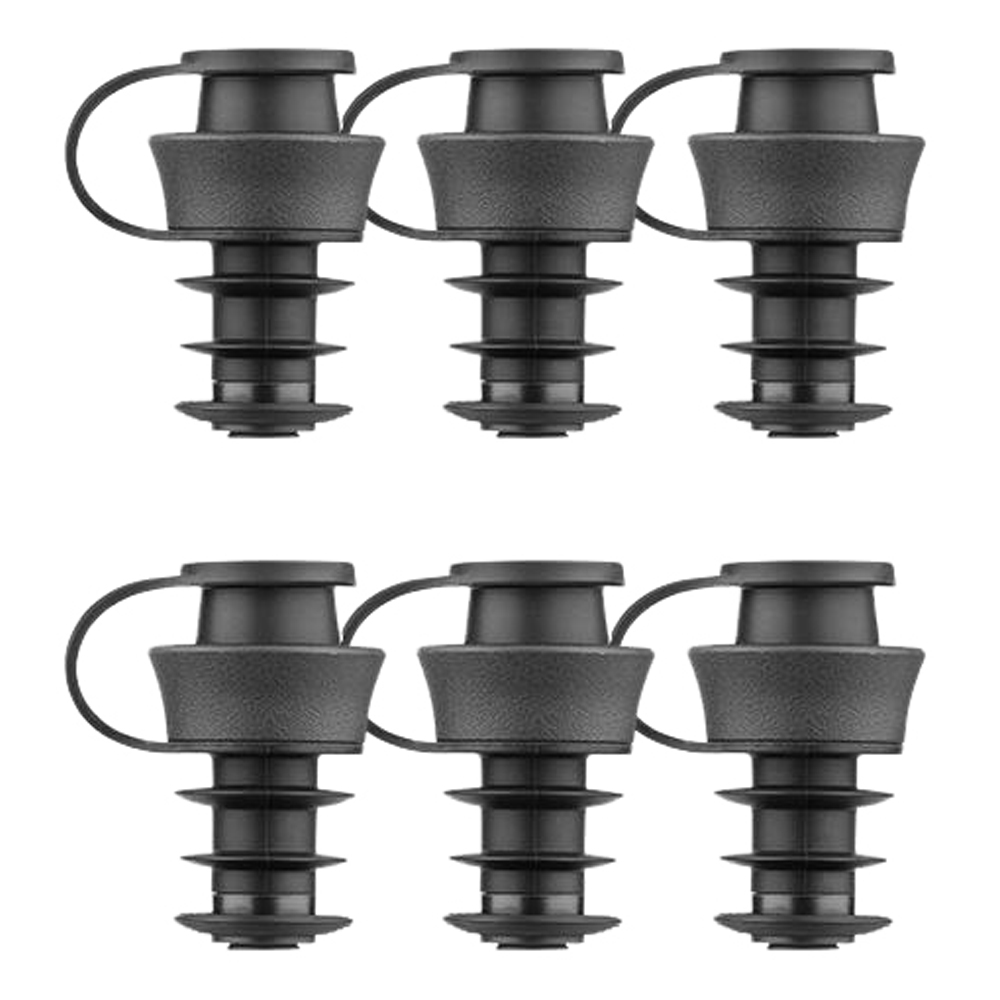 Coravin - Pivot forsegler til vinflaske 6 stk svart