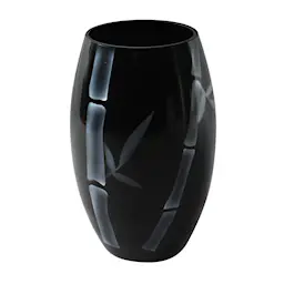 Nybro Crystal Vase 20x13 cm svart