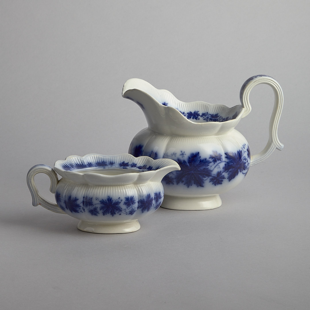 Gefle - "Blå Vinranka" Kanna och såssnipa