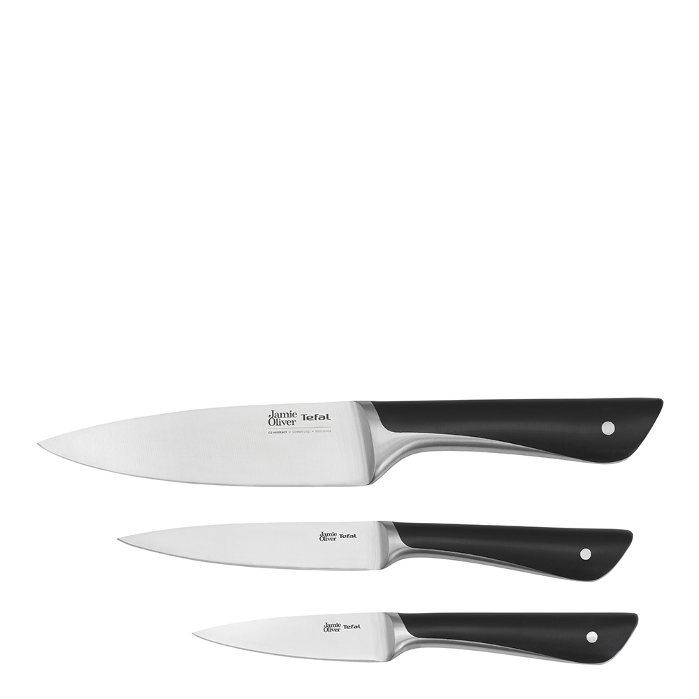 Jamie Oliver – Jamie Oliver Tefal Knivset 3 delar 15 cm + 9 cm + 12 cm