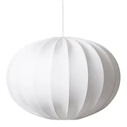 Watt & Veke Boll taklampe oval 65 cm hvit