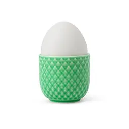 Lyngby Porcelain Rhombe Color eggeglass 5 cm grønn