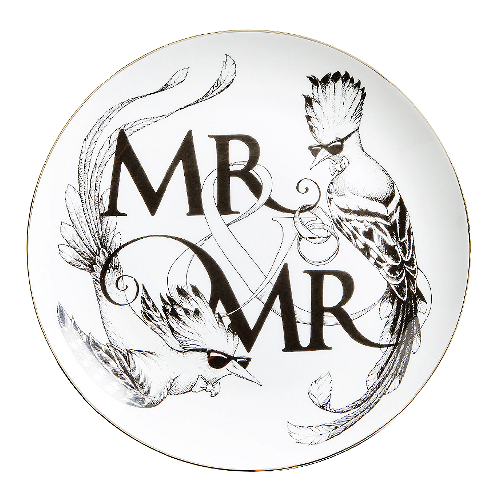 Rory Dobner Perfect Plate Mr & Mr 21 cm