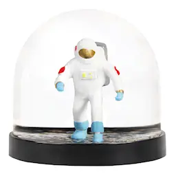 & klevering Wonderball Snøglobe 8,5 cm Astronaut 