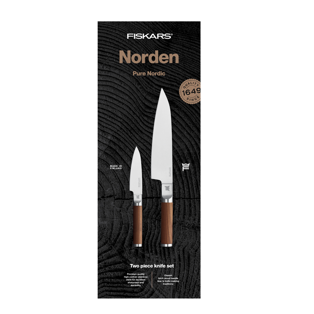 Fiskars Norden Veitsisetti 2 osaa