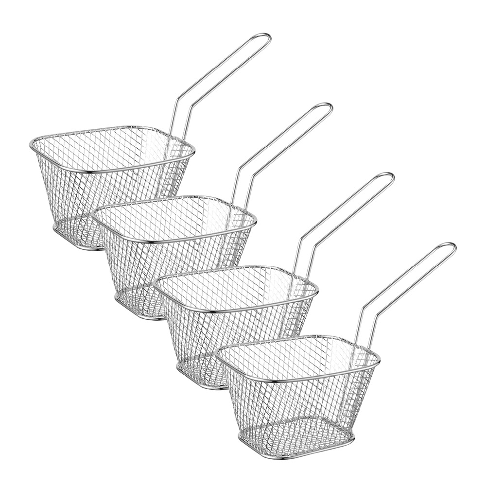 Dorre - Serveringskorgar 4-pack Silver