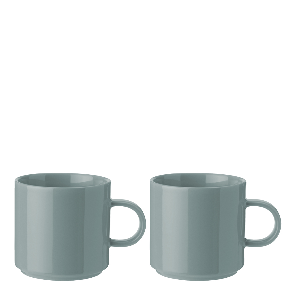 Läs mer om Stelton - Classic Mugg 20 cl 2-pack Dusty green