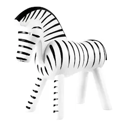 Kay Bojesen Zebra 14 cm svart/hvit