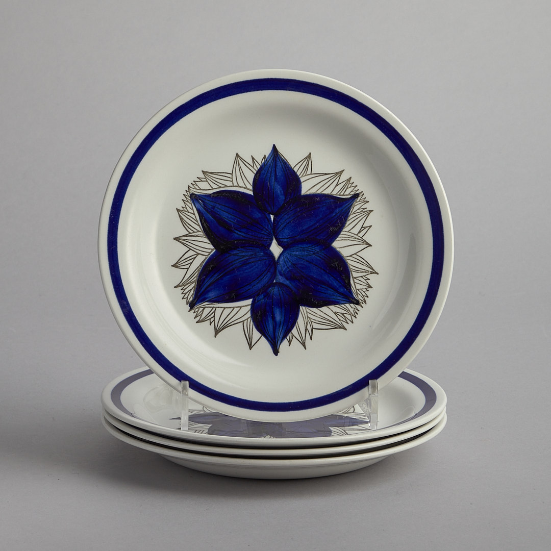 Rörstrand - "Pontus" Assietter 4 st