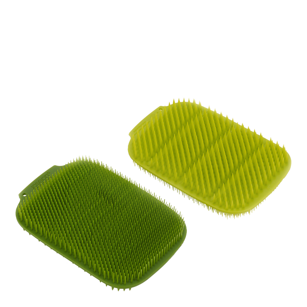 Läs mer om Joseph Joseph - Cleantech Disk- och Skrubb Borste 2-pack Grön