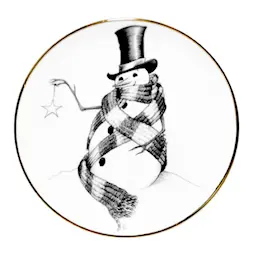 Rory Dobner Perfect Plate Snowman 21,5 cm