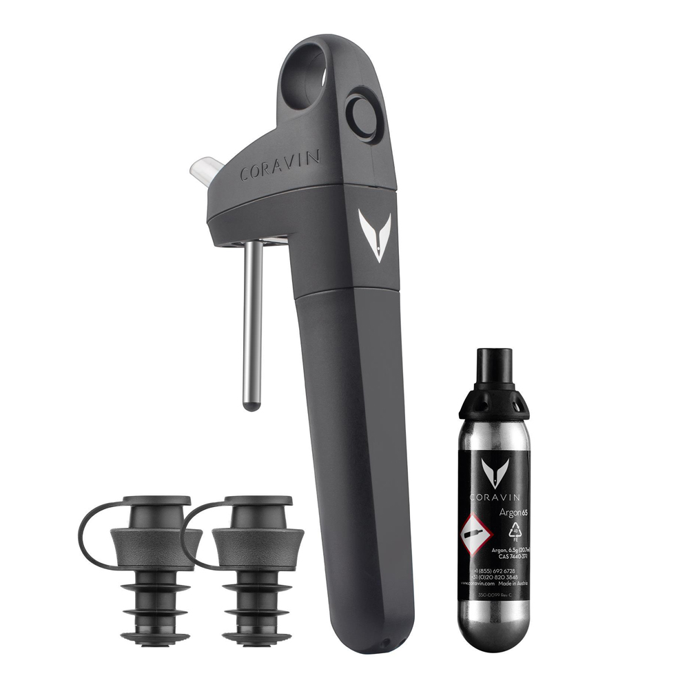 Coravin - Pivot vinkonserveringssystem 4 deler svart